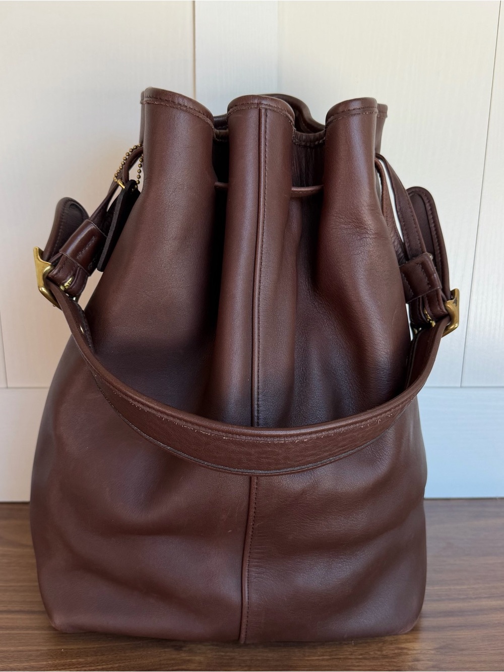 Vintage Coach Legacy Drawstring Bucket Bag - Picture 7 of 10